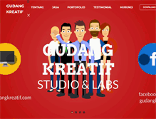 Tablet Screenshot of gudangkreatif.com